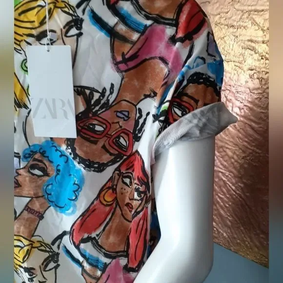 Colorful Graphic Women Top - Picture 5 of 11